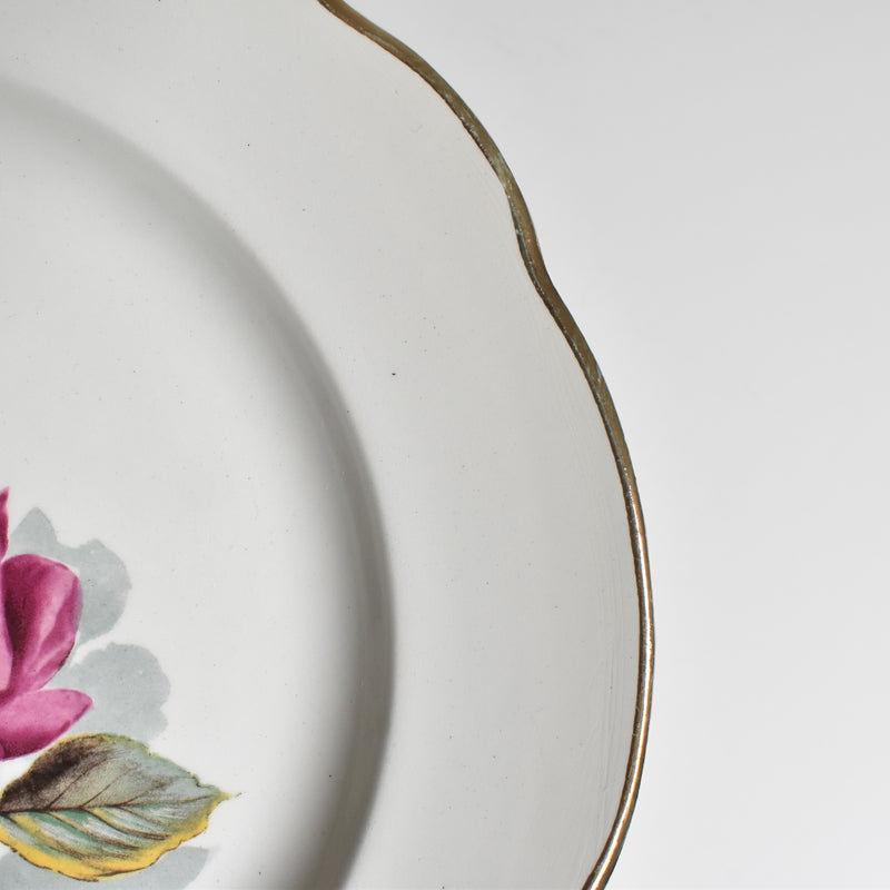 Vintage Plate Gien Chambord A