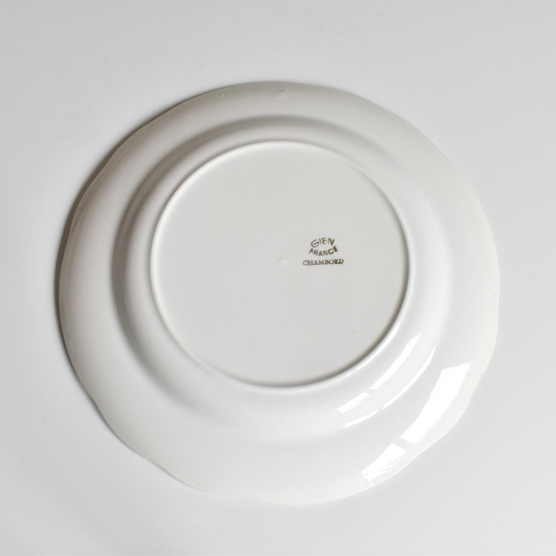 Vintage Plate Gien Chambord A