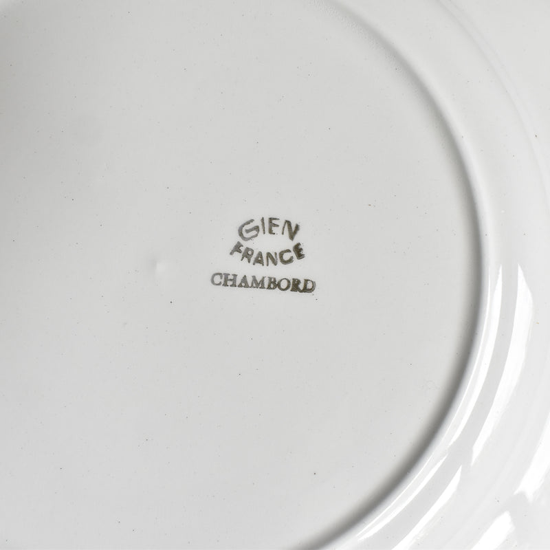 Vintage Plate Gien Chambord A