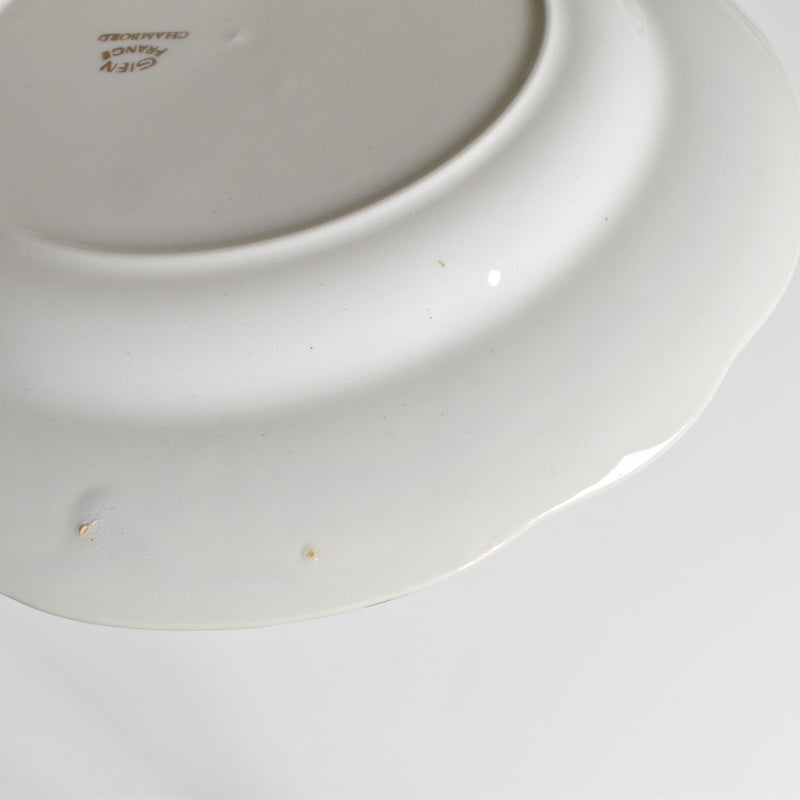 Vintage Plate Gien Chambord A
