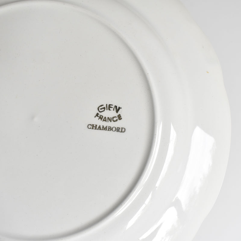 Vintage Plate Gien Chambord C