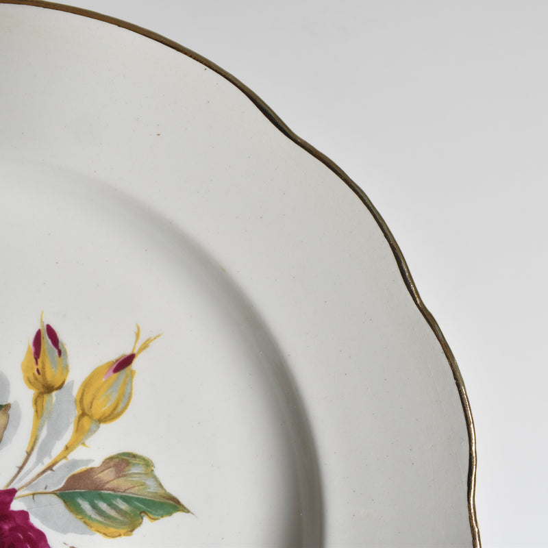 Vintage Plate Gien Chambord D