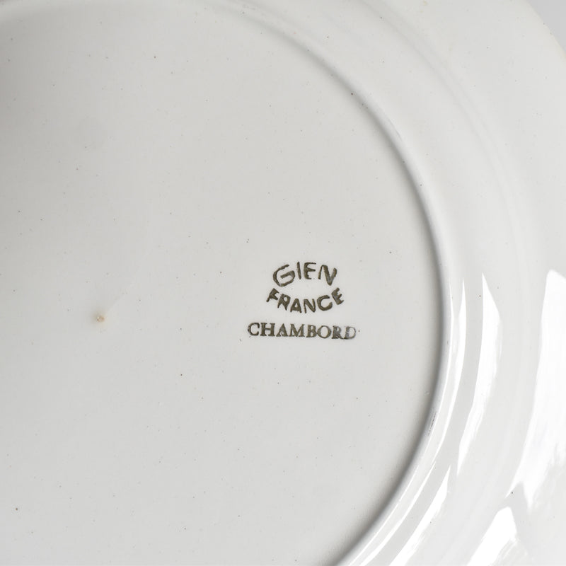 Vintage Plate Gien Chambord D