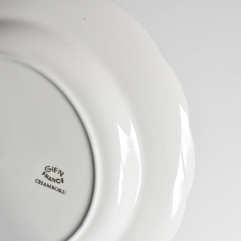 Vintage Plate Gien Chambord D
