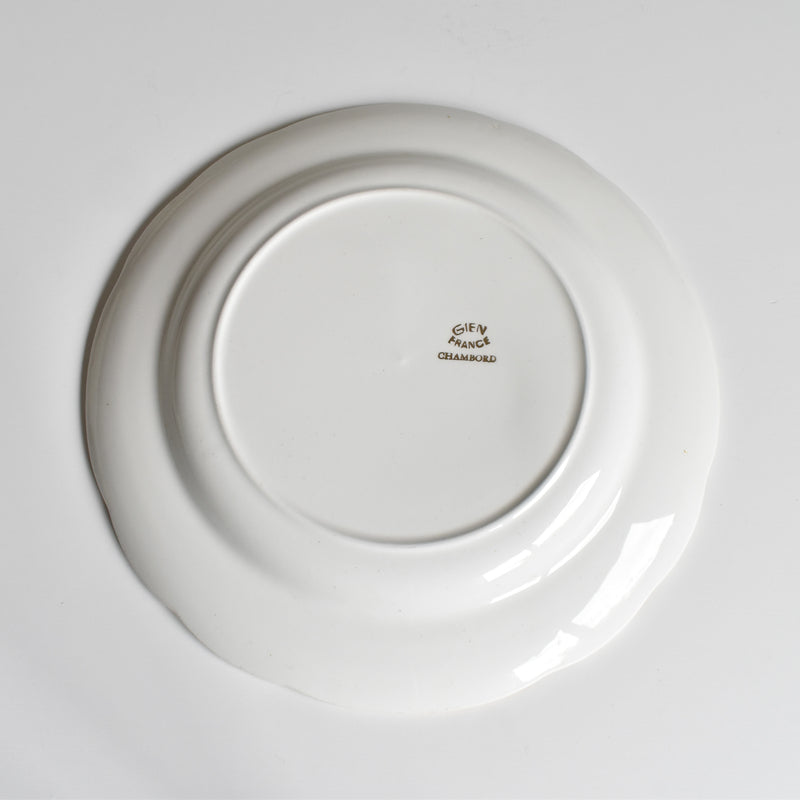 Vintage Plate Gien Chambord E