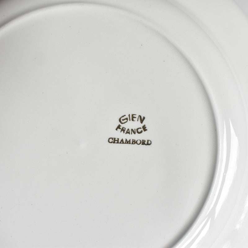Vintage Plate Gien Chambord E