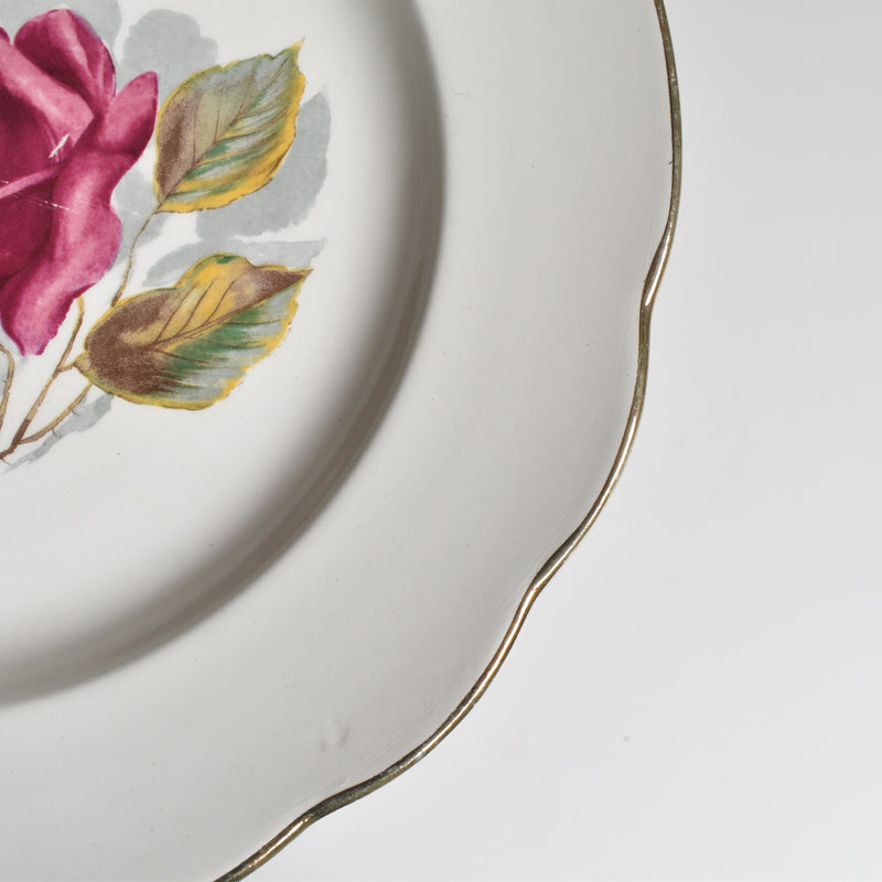 Vintage Plate Gien Chambord F
