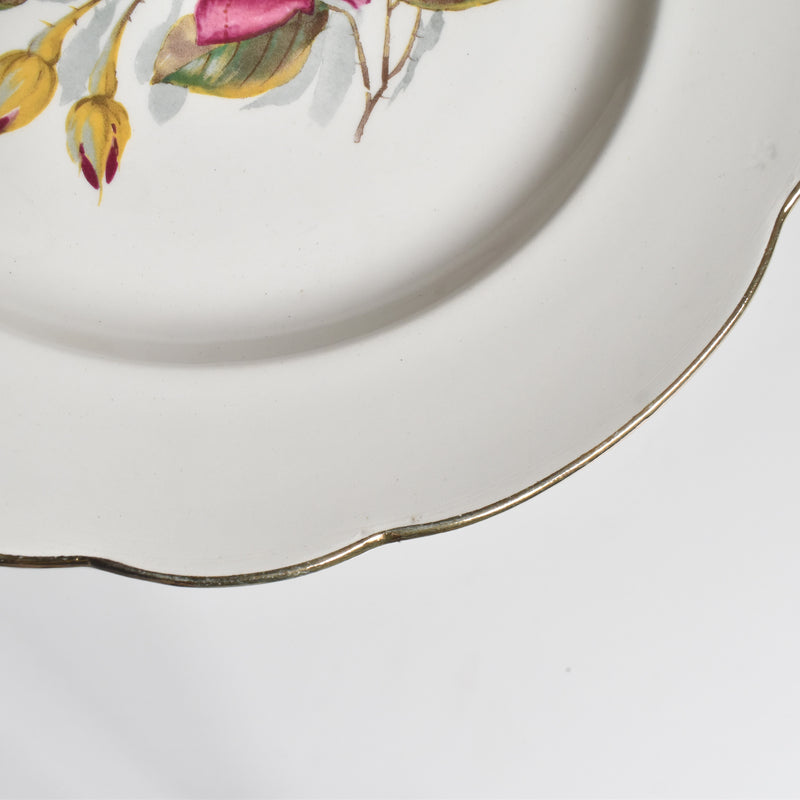 Vintage Plate Gien Chambord F