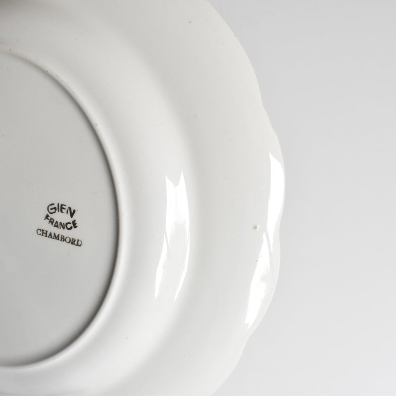 Vintage Plate Gien Chambord F