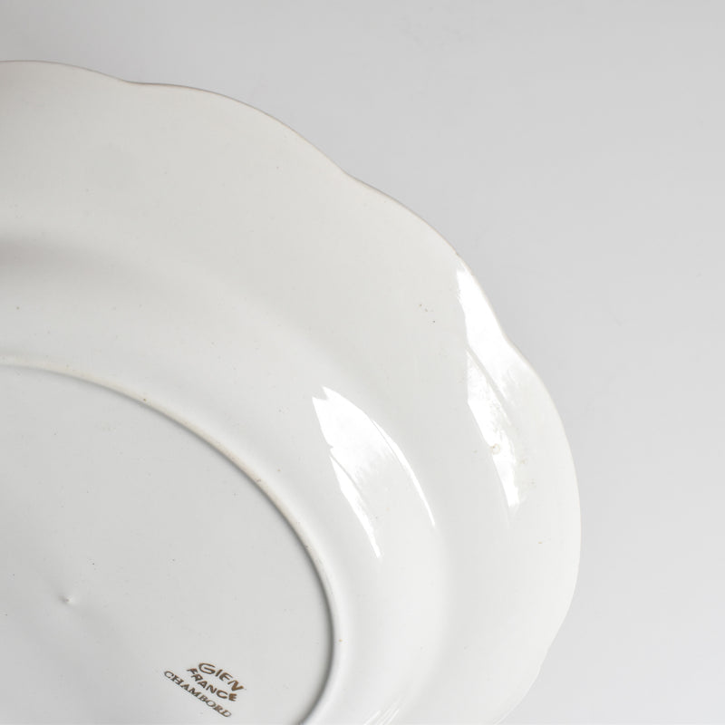 Vintage Plate Gien Chambord F