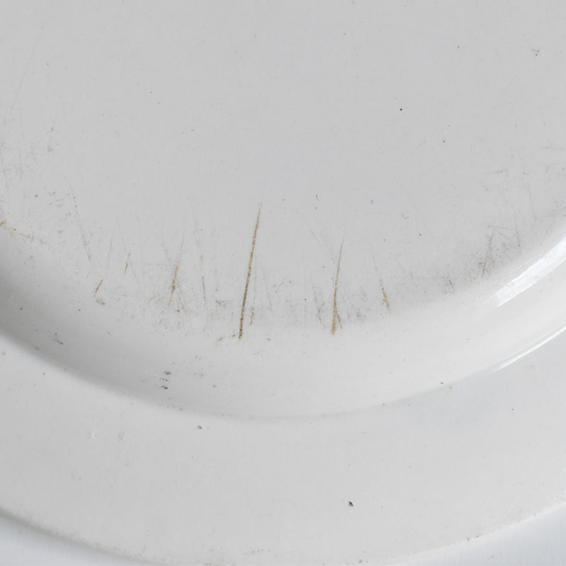 Antique Decorative Plate, Gien, N126 "Chateau de Dominus" B