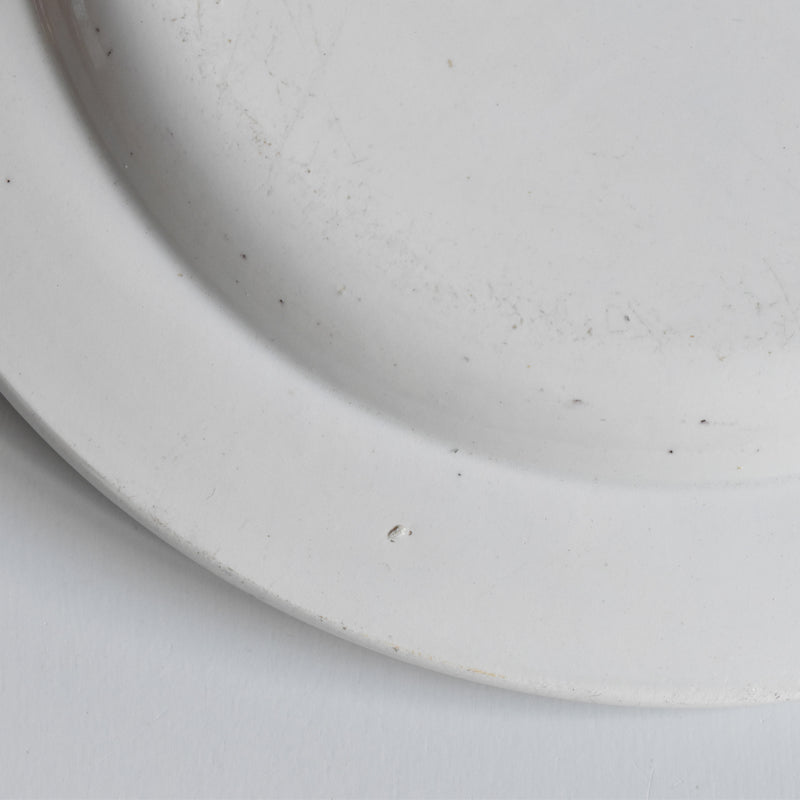 Antique Decorative Plate, Gien, N126 "Chateau de Dominus" B