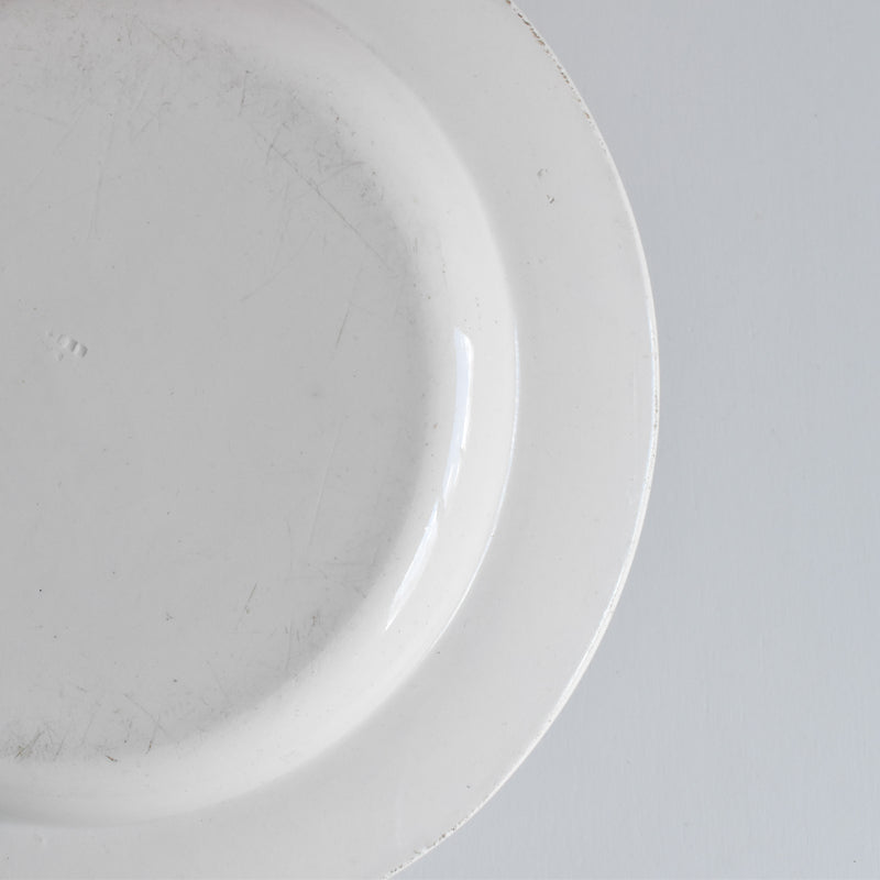 Antique Decorative Plate, Gien, N126 "Chateau de Dominus" B