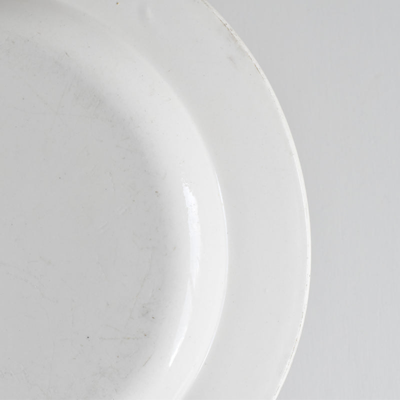 Antique Plate, Decorative Plate, Gien N122 "Moulin de Poilly"