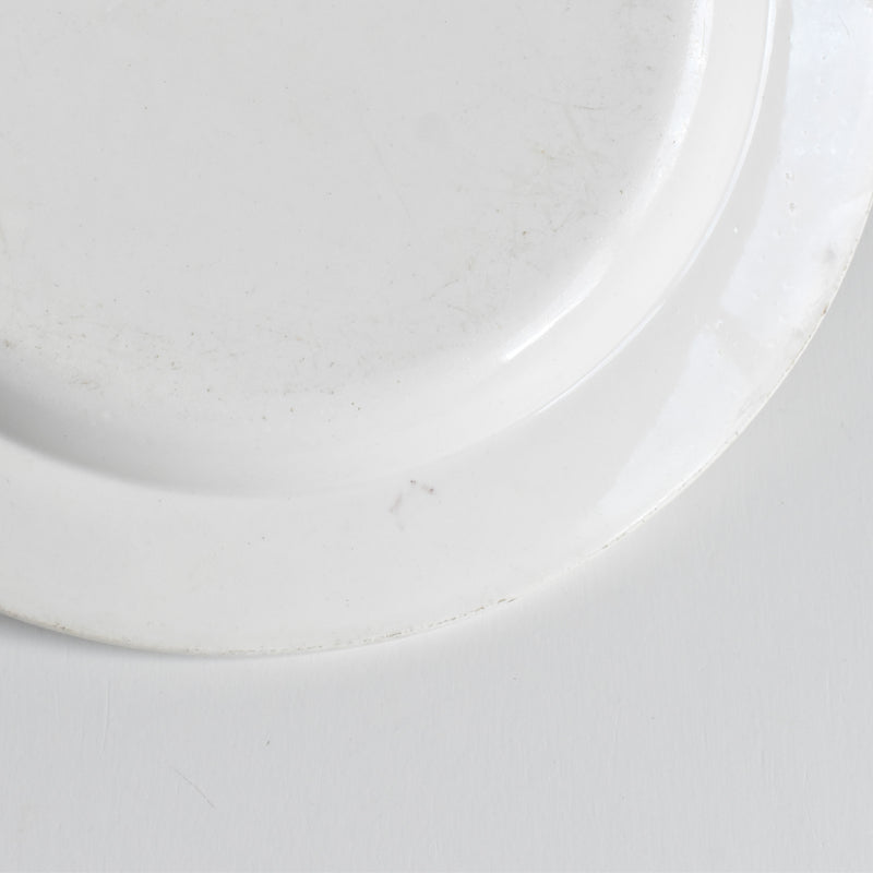 Antique Plate, Decorative Plate, Gien N122 "Moulin de Poilly"