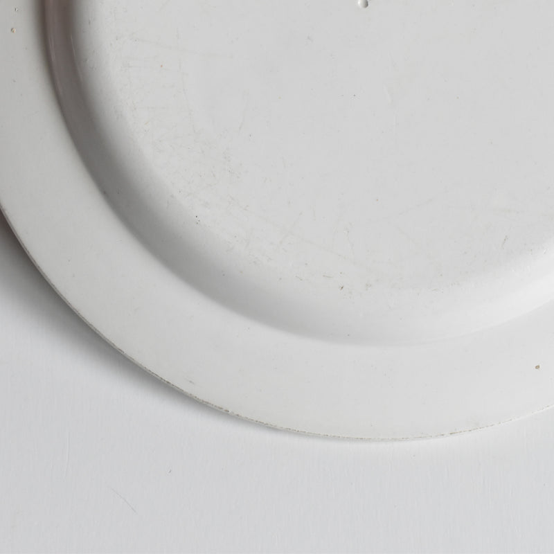 Antique Plate, Decorative Plate, Gien N122 "Moulin de Poilly"
