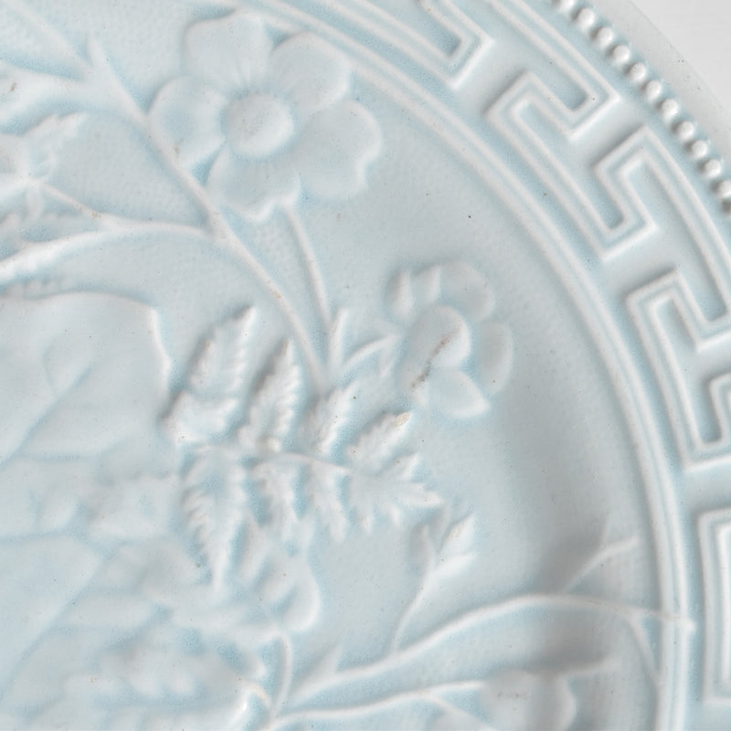 Vintage Plate Gien Barbotine Primefleur A