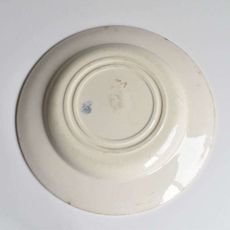 Antique Plate Gien Rouen