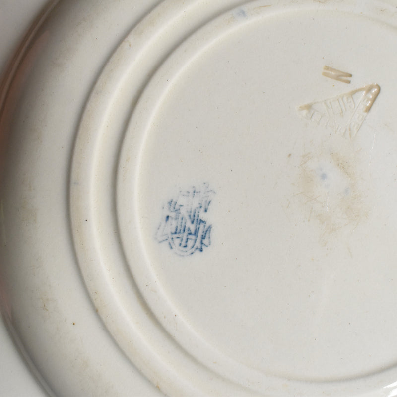 Antique Plate Gien Rouen