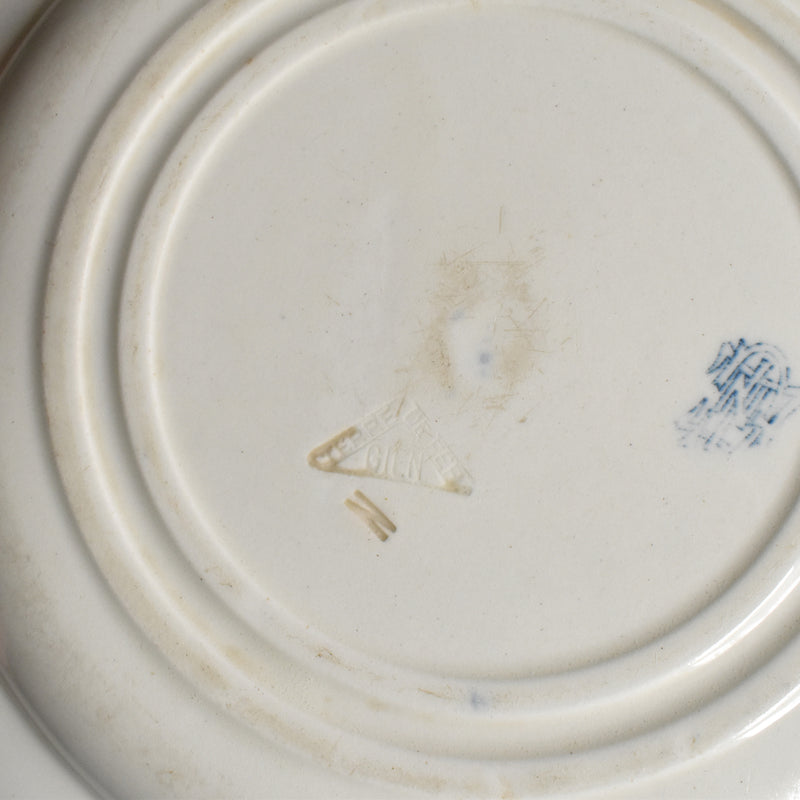 Antique Plate Gien Rouen