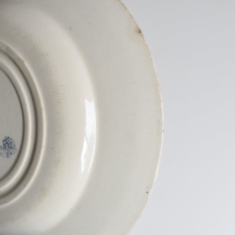 Antique Plate Gien Rouen