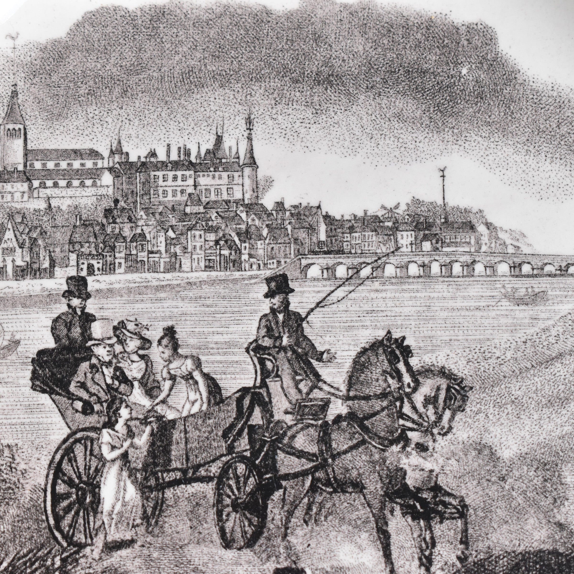 アンティークプレート 絵皿 ジアン N123 