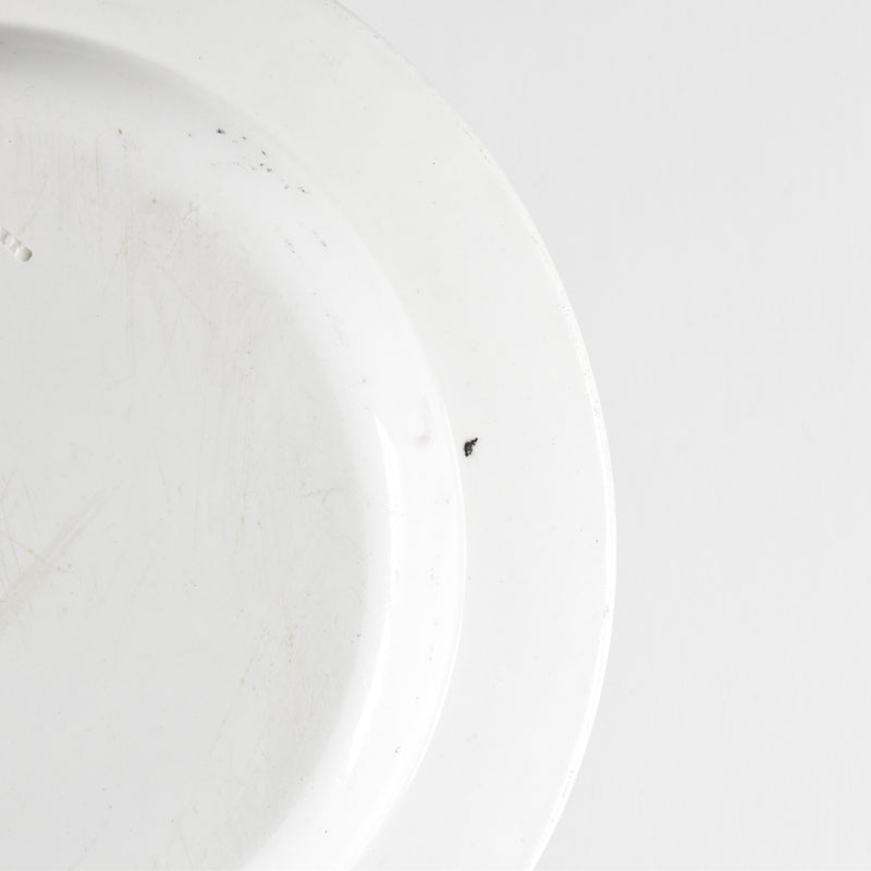 Antique Decorative Plate - Gien N123 "Vue de Gien"