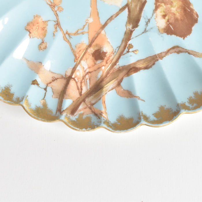 アンティークプレート リモージュアビランド アイリス