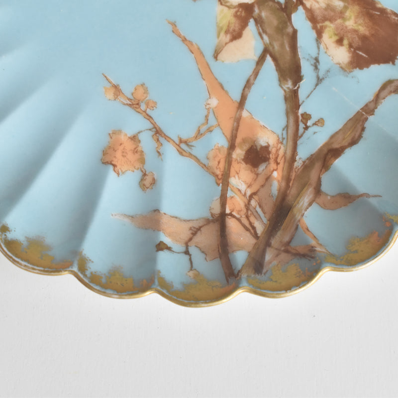 Antique Plate Limoges Haviland Iris
