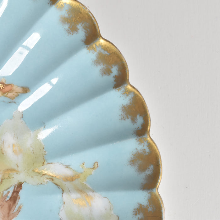 アンティークプレート リモージュアビランド アイリス