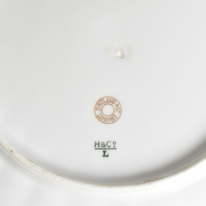 アンティークプレート リモージュアビランド アイリス