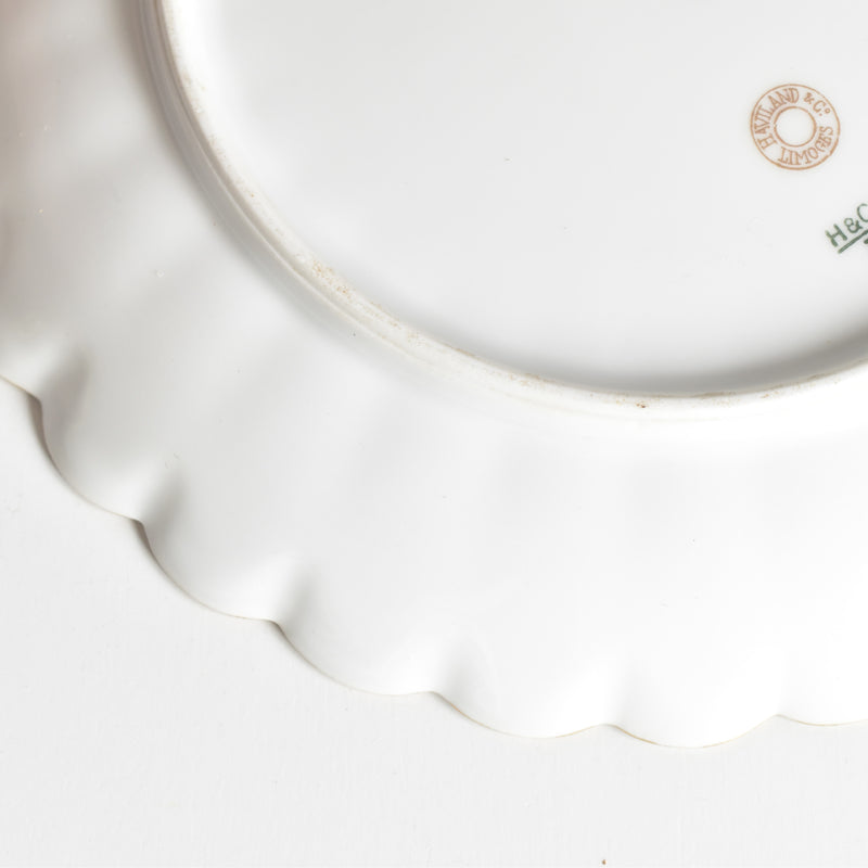 Antique Plate Limoges Haviland Iris