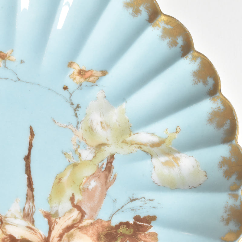 Antique Plate Limoges Haviland Iris
