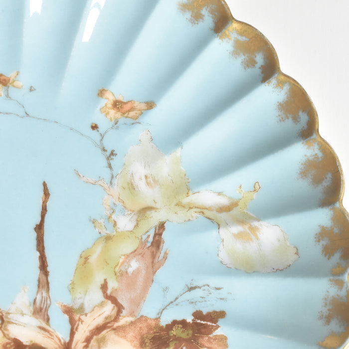 アンティークプレート リモージュアビランド アイリス