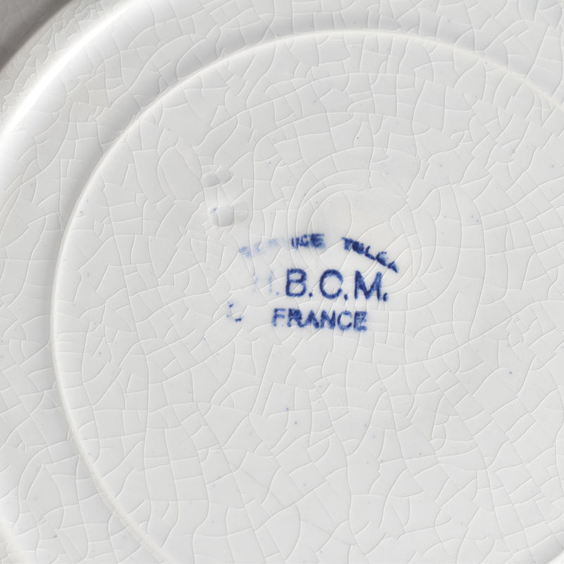 Vintage Plate HBCM Creil et Montereau Tolga C