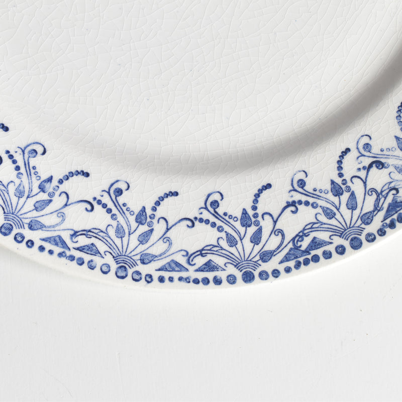 Vintage Plate HBCM Creil et Montereau Tolga C