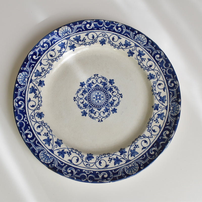 Antique Plate Bordeaux JULES VIEILLARD Louis XV B