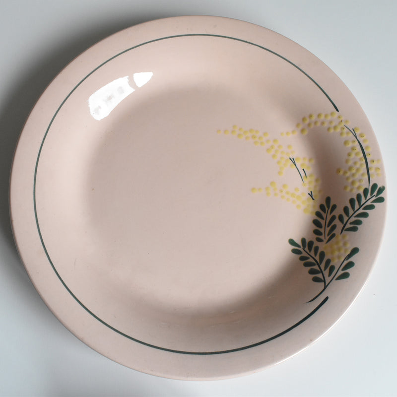 Antique Platter, Longwy Mimosa