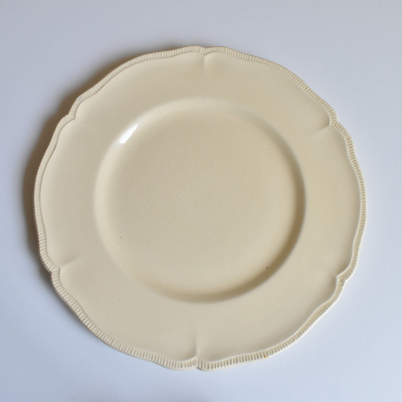Vintage Plate Longchamp, Scalloped Rim B