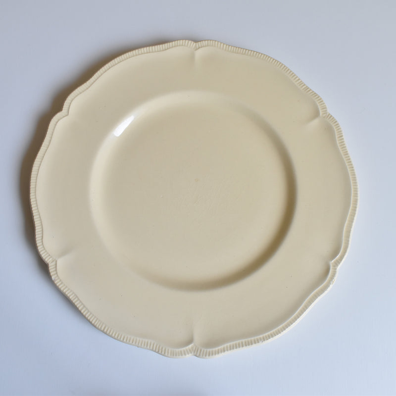 Vintage Plate Longchamp, Scalloped Rim C