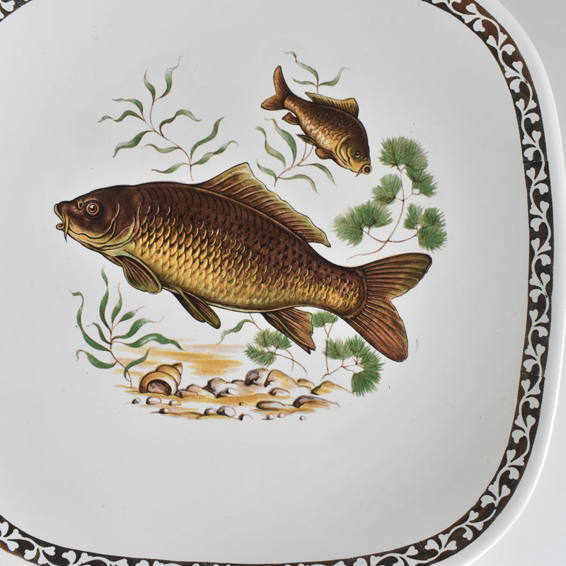Vintage Plate: Longchamp Poisson Carpe (Carp)