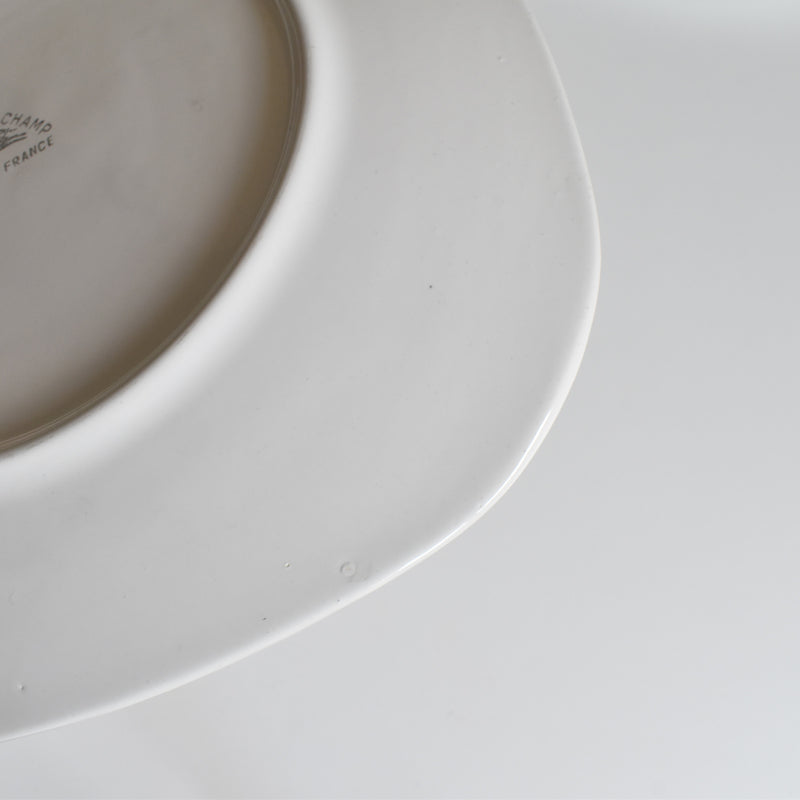 Vintage Plate Longchamp Poisson Truite (Trout)