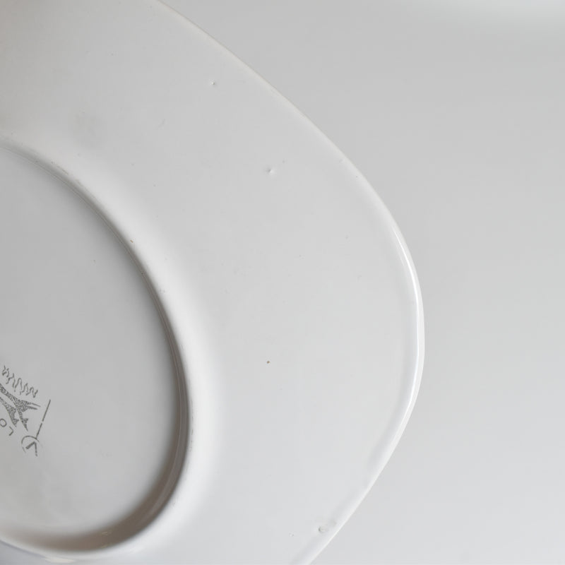 Vintage Plate Longchamp Poisson Truite (Trout)