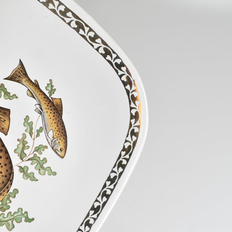 Vintage Plate Longchamp Poisson Truite (Trout)