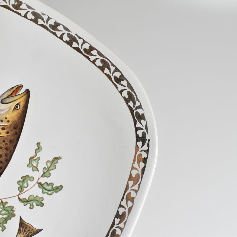 Vintage Plate Longchamp Poisson Truite (Trout)