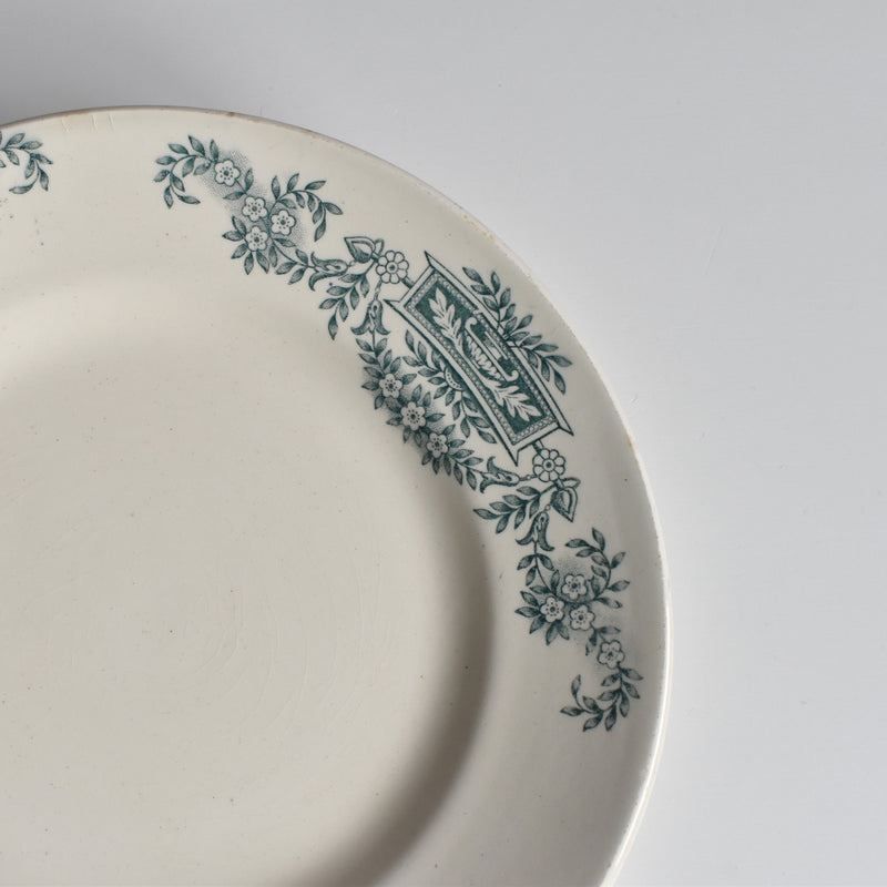 Antique Dessert Plate, Longchamp Lutèce