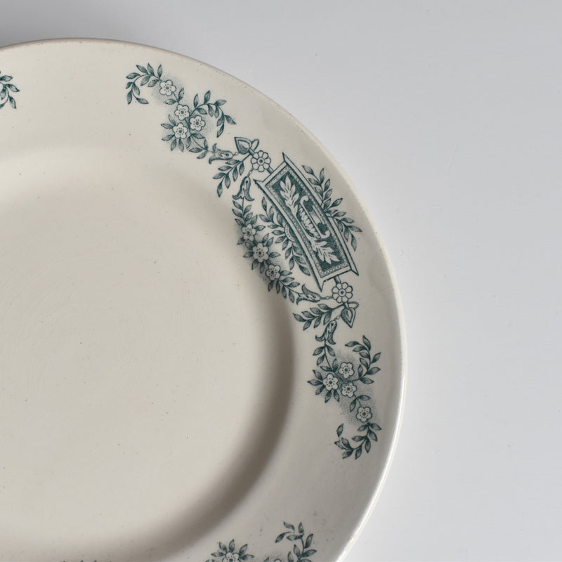 Antique Dessert Plate, Longchamp Lutèce