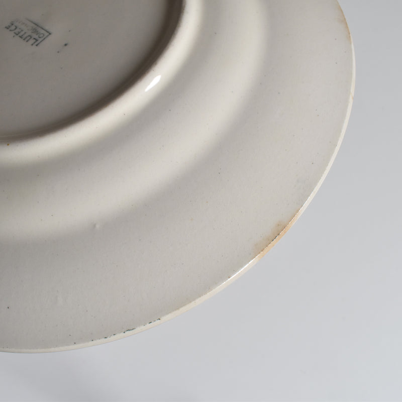 Antique Dessert Plate, Longchamp Lutèce