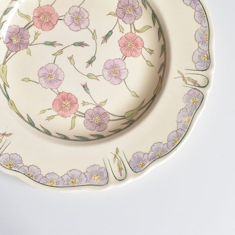 Antique Plate: Longchamp Marie-Louise