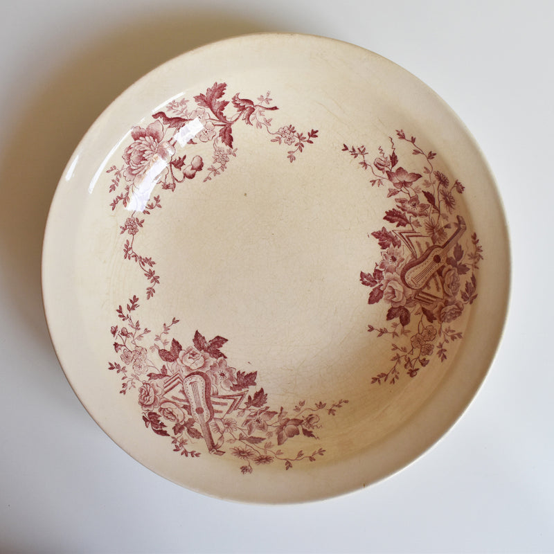 Antique deep dish Longchamp Rameau